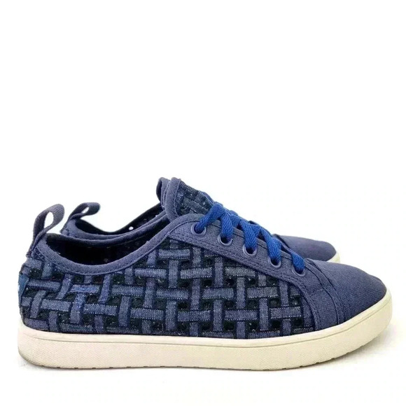 Koolaburra by Ugg Kellen Low Lace Denim Sneaker - 7 - Picture 1 of 10